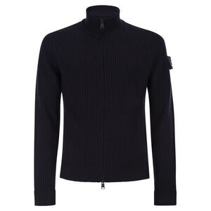 Premiata Men Wool Cardigan With Zip